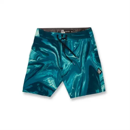 Volcom Boys Psyche Marble Mod Tech Boardshort Trunks image {4}