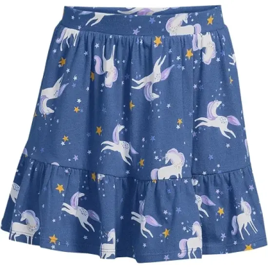 Lands' End Girls Indigo Skort image {12}