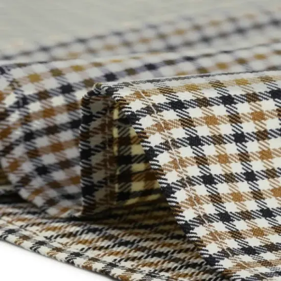 Allegra K Women's Vintage Plaid High Waist Pleated A-Line Midi Skirt image {4}