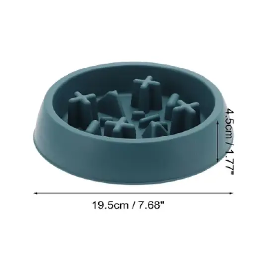 Unique Bargains Convenient Durable Round Dog Bowl 1 Pc image {1}