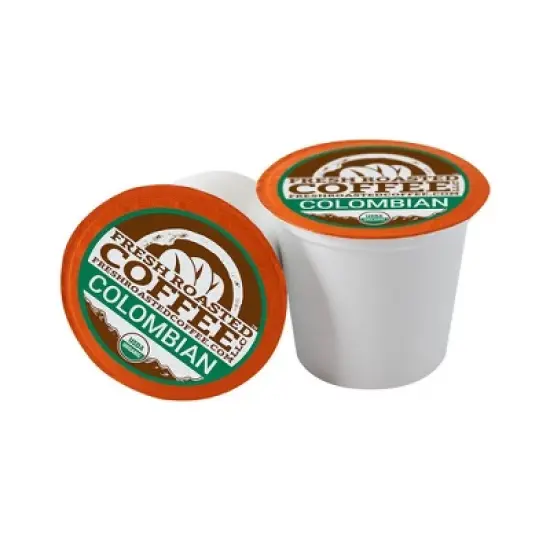 Fresh Roasted Coffee - 48 CT Organic Colombian Medium Roast Single Serve Pods image {1}