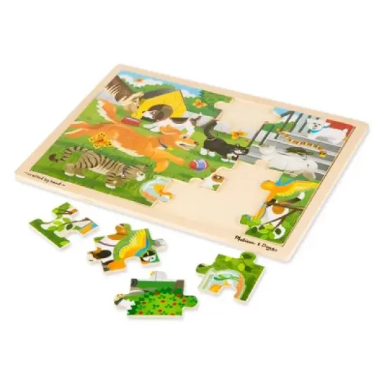 Melissa & Doug Jigsaw Puzzle 3pc Bundle Farm and Construction and Pets image {5}