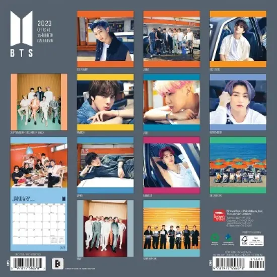 2023 Square Wall Calendar BTS - BrownTrout image {1}