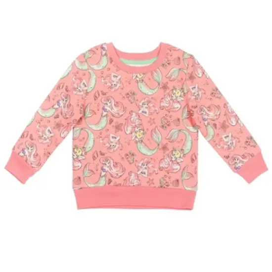 Disney Frozen Minnie Mouse Princess Moana Nightmare Before Christmas Toy Story Lion King Lilo & Stitch Girls Pullover Sweatshirt Little Kid to Big image {7}