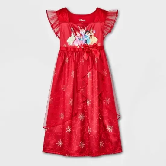 Toddler Girls' Disney Princess Fantasy NightGown - Red image {3}