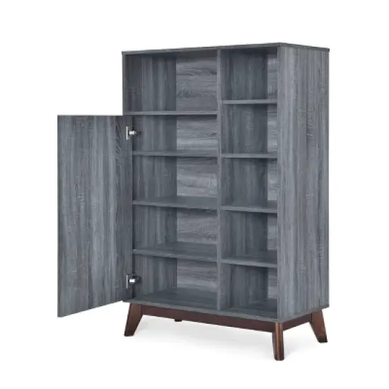Rattler Mid-Century Modern Multi Functional Cabinet - Christopher Knight Home image {2}