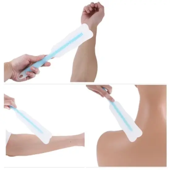 Unique Bargains Portable Scraper banana Manual Massager Tools 12.2"x2.17" 1 Pc image {3}