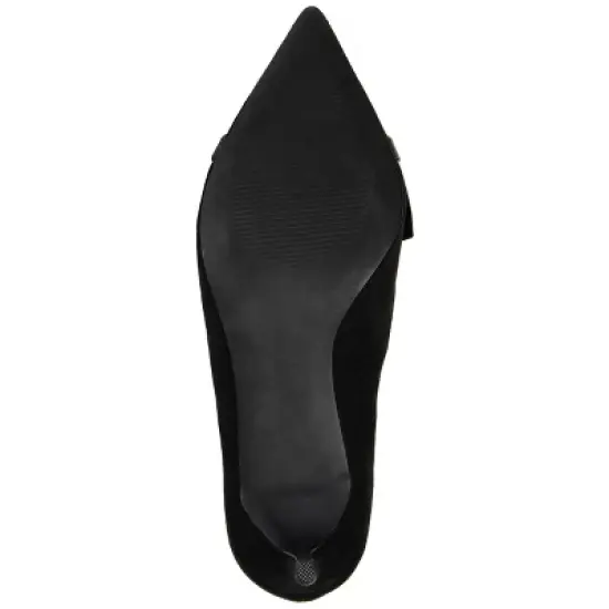 Journee Collection Womens Marek Pointed Toe Mid Heel Pumps image {4}
