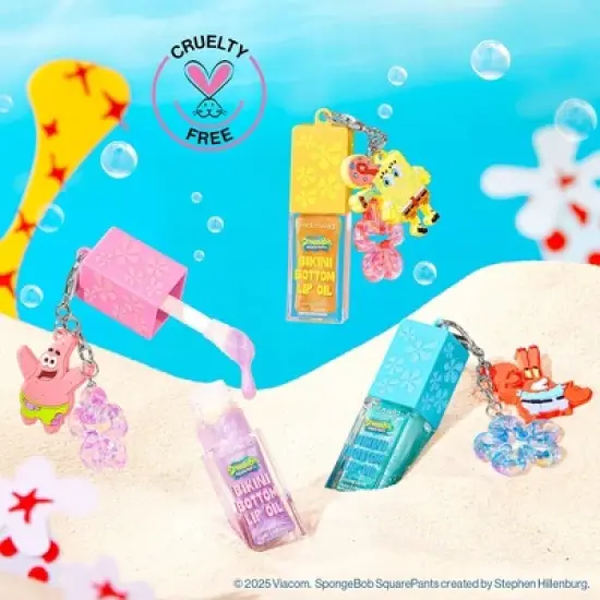 Wet n Wild Spongebob Cooling Lip Oil with Keychain - 0.25 fl oz image {4}