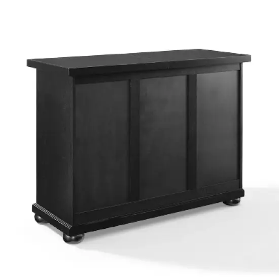 Alexandria Sliding Top Bar Cabinet Black - Crosley image {10}
