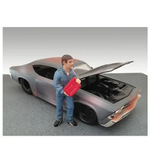 Mechanic Dan Figurine for 1/24 Scale Model Car by American Diorama image {1}