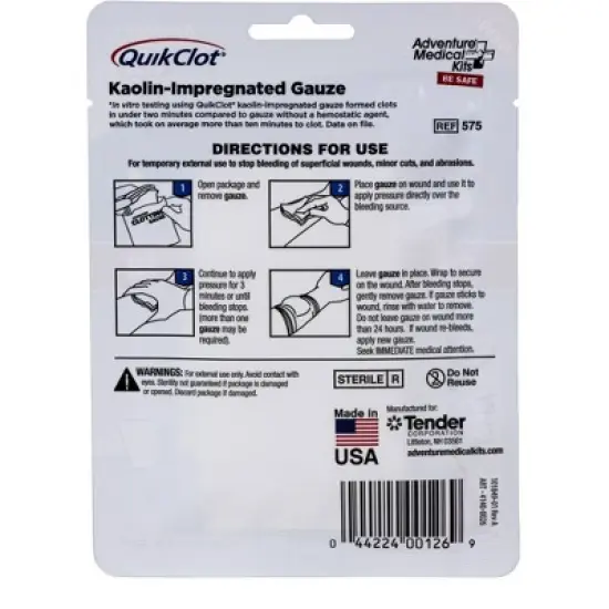 QuikClot 3''x4'' Guaze Pad - 2pk image {2}