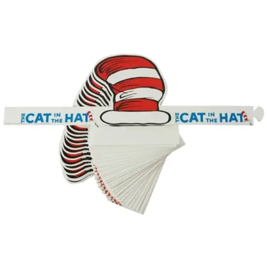 Eureka&reg; Dr. Seuss&trade; Cat's Hat Wearable Cut Out Hats, 32 Per Pack image {4}