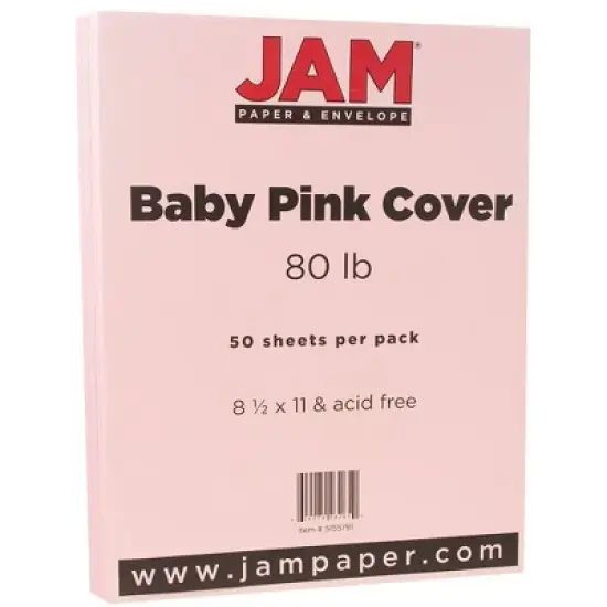 JAM Paper 50pk Basis 80lb Cardstock Paper 8.5" x 11" image {5}