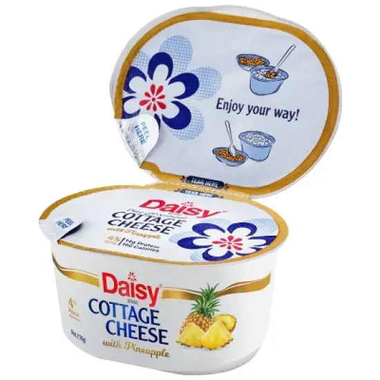 Daisy Cottage Cheese with Pineapple - 6oz image {1}