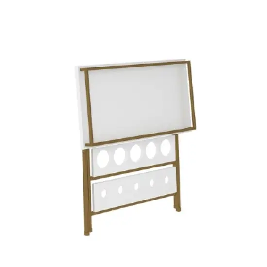 Trevia Folding Wine Rack White - CosmoLiving by Cosmopolitan image {3}