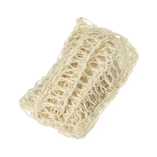 Unique Bargains Bathroom Jute Bath Loofahs 5.47"x3.82"x1.85" Beige 1 Pc image {4}