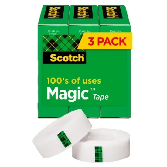 Scotch 3pk Magic Boxed Tape image {12}