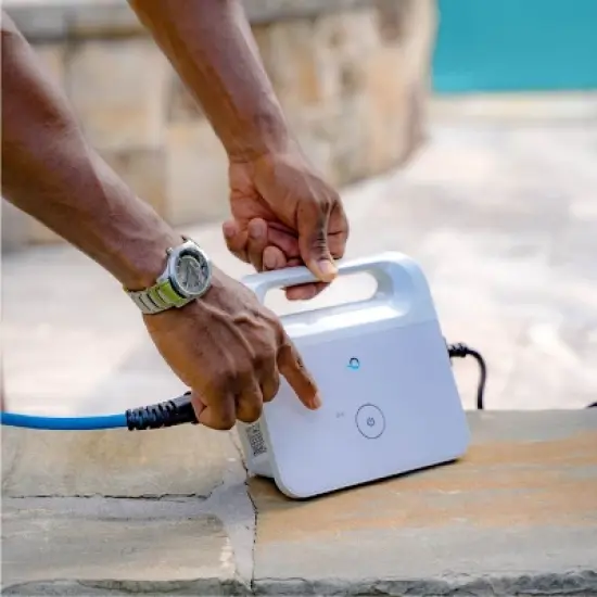 Dolphin Triton PS Plus WiFi Operated Robotic Inground Pool Cleaner with Caddy image {2}