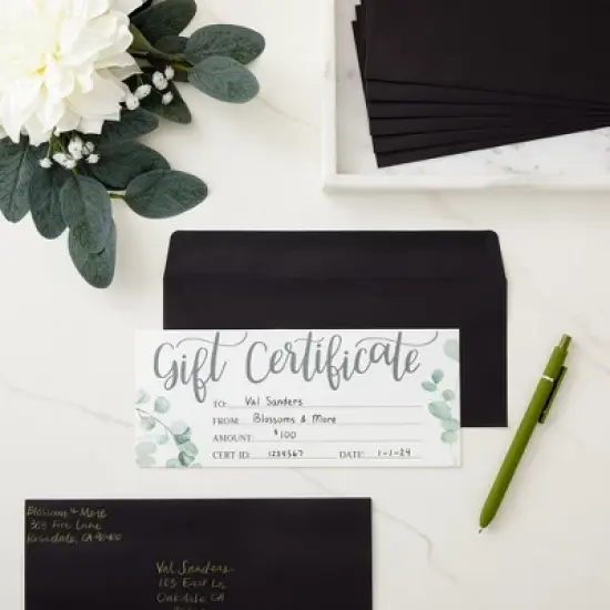 Juvale 100-Pack #10 Business Envelopes with Gummed Seal for Invitations, Mailing Letters, Notes, and Photos image {1}