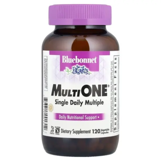 Bluebonnet Nutrition MultiONE&reg;, Single Daily Multiple, 120 Vegetable Capsules image {4}