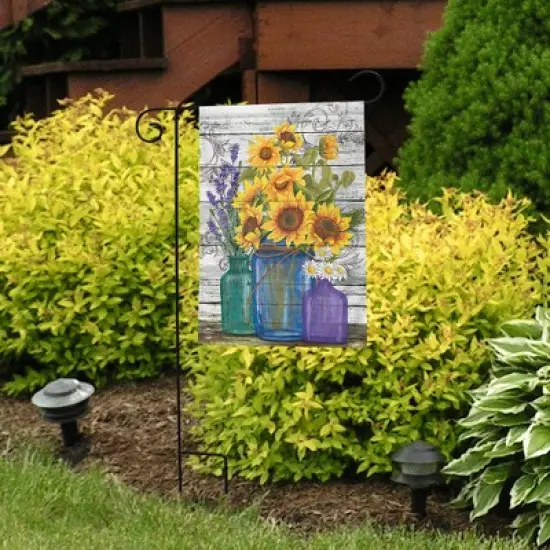 Briarwood Lane Garden Flag 18x12.5 For Outdoor Rustic Sunflowers Summer Garden Flag Flag For Summer Garden Flag Flags For Outside image {3}