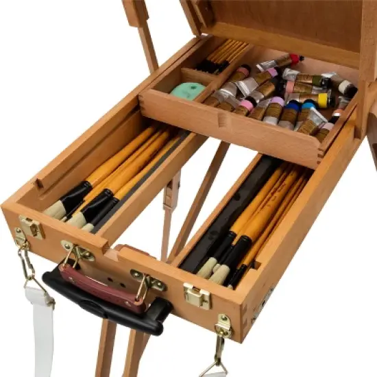 Creative Mark Traveling Monet French Easel with Wheels image {2}