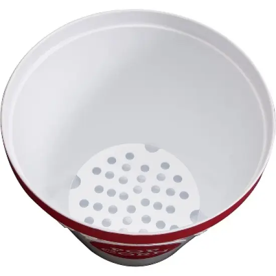 Hutzler Popcorn Bucket, Red Large image {1}