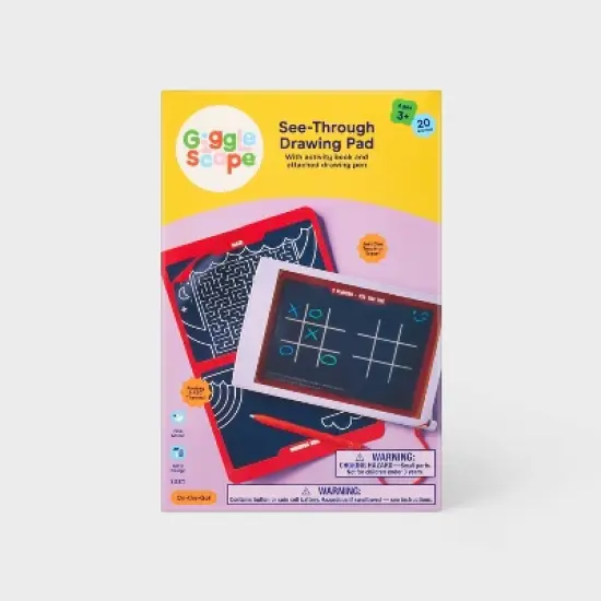 See Through Drawing Pad - Purple - Gigglescape&trade;: Fine Motor Skills Activity, Doodle Mat with ABS Construction image {2}