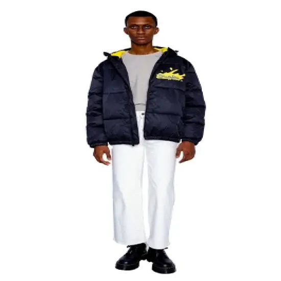 Members Only Men's Rad Spongebob Puffer Jacket image {4}