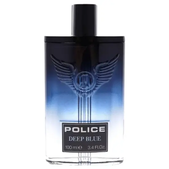 Police Deep Blue Men's Cologne EDT Spray - 3.4oz image {1}