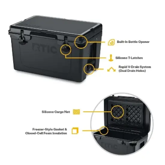 RTIC Outdoors 45qt Hard Sided Cooler image {2}