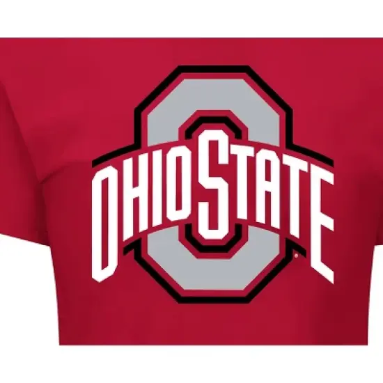 NCAA Ohio State Buckeyes Men's Big & Tall Short Sleeve Logo T-Shirt image {2}