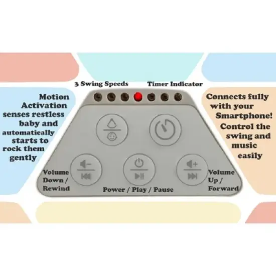 Primo SnuggleBug 2-in-1 Infant Swing and High Chair image {5}