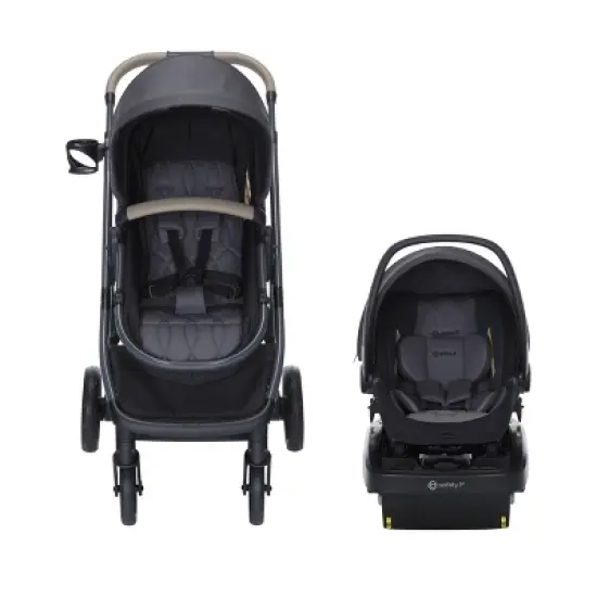 Safety 1st on Board Slide 6-in-1 Travel System with Safety Slide Base - Gray image {1}