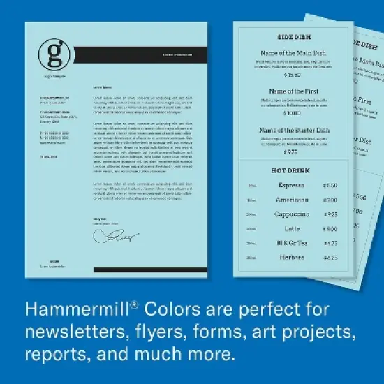 Hammermill Colors Paper 20 lbs 8.5 x 11 102905 image {7}