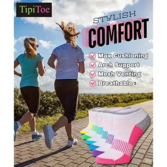 Solid Plain Bright Vibrant Colors Low Cut Athletic Sports Socks - 12 Pairs image {4}