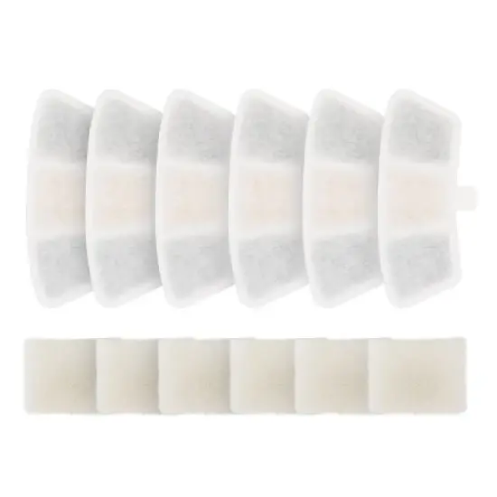 Oneisall PW04 Cordless Pet Water Fountain 6PCS Carbon Filters Replacement image {2}