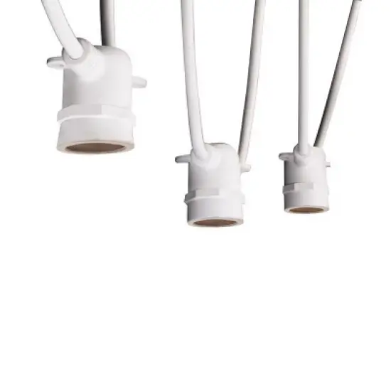 Feit Electric LED Mix N Match Socket String Light Strand Clear 10 ft. 5 lights image {2}