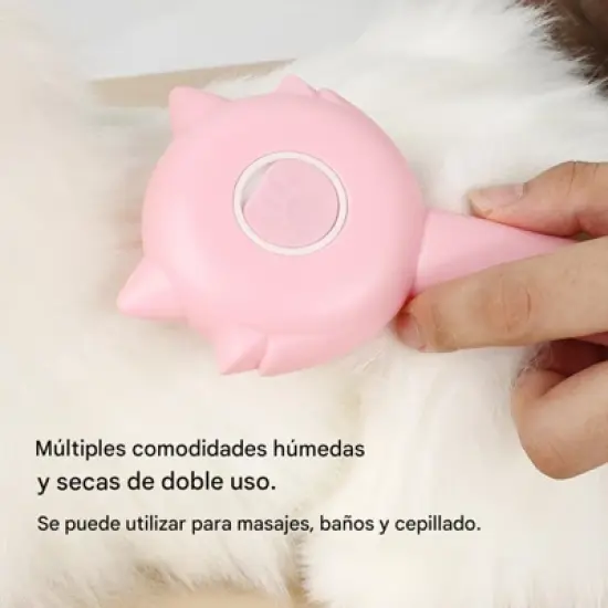 BABYYER Pet Steam Brush Removes For Grooming - Comb For Puppies And Kittens Grooming Massage Cleaning Removal For Home Use Shower image {2}