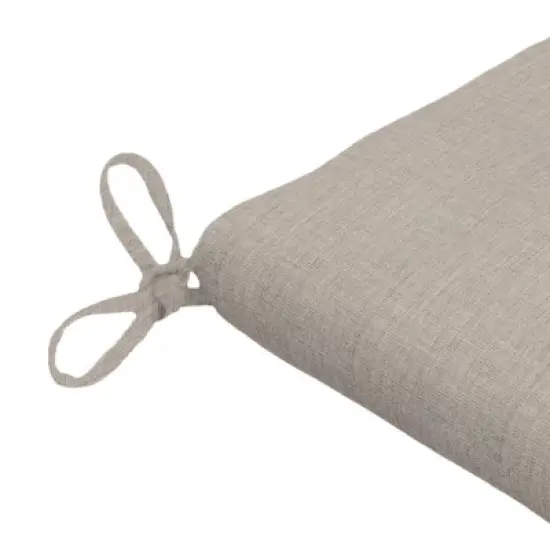 Casual Cushion Solid Sunbrella Fabric 2-Piece Indoor/Outdoor Seat Pad Cushion image {4}