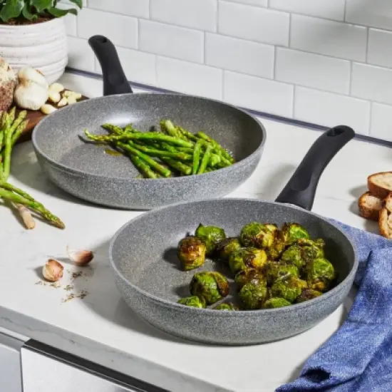 BALLARINI Parma by HENCKELS Forged Aluminum Nonstick Fry Pan Set image {9}