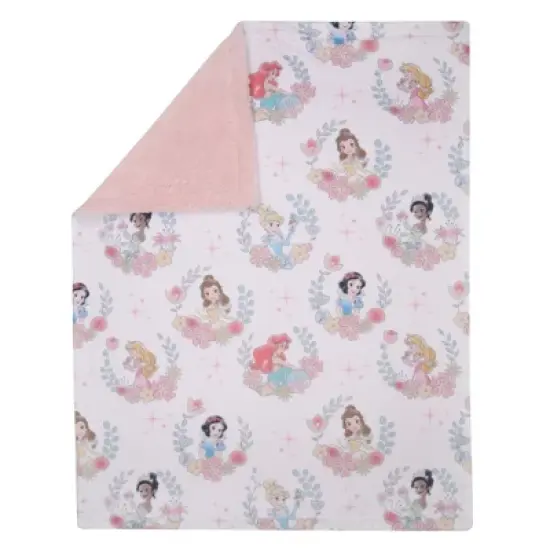 Lambs & Ivy Disney Princesses Baby Blanket - Ariel,Snow White,Cinderella,& more image {1}