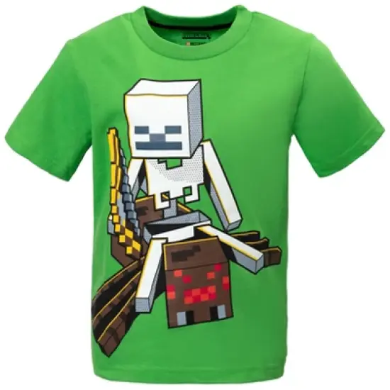 Minecraft Mobs Skeleton Enderman 3 Pack T-Shirts Little Kid to Big Kid image {6}