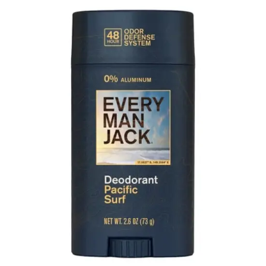 Every Man Jack 48-Hour Odor Defense Premium Deodorant - Pacific Surf - 2.6oz image {1}