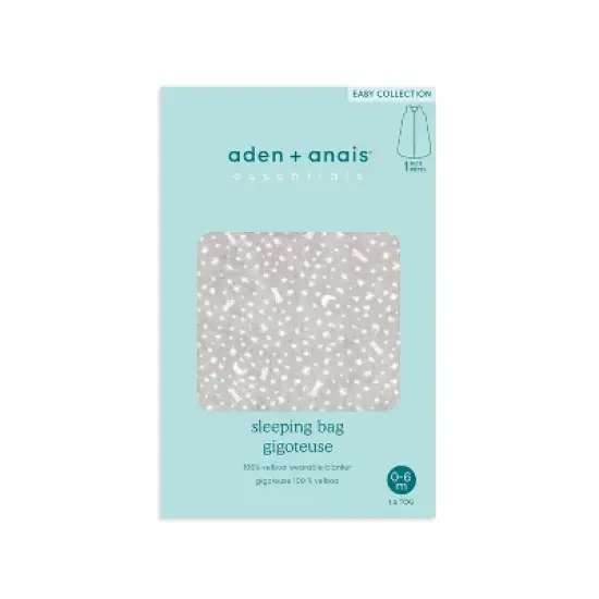 aden + anais essentials Minky Easy Sleeping Bag - Winter Sky image {1}