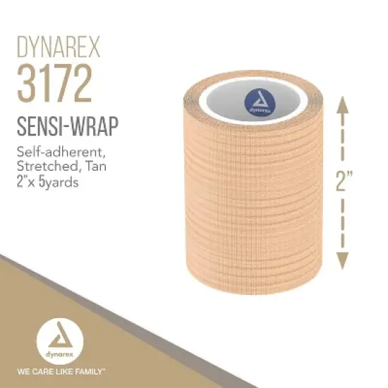 Sensi Wrap Self-Adherent Tan 2" x 5yd image {4}