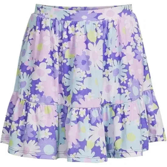 Lands' End Girls Indigo Skort image {8}