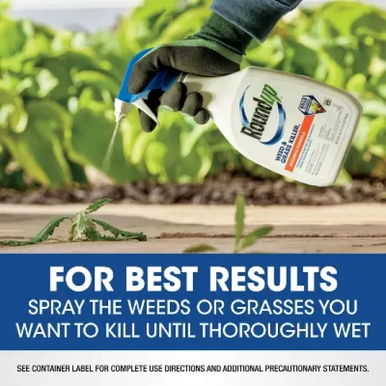 Roundup Weed & Grass Killer RTU Trigger Herbicide 24oz image {10}