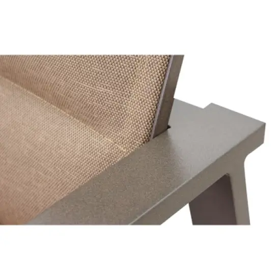 Courtyard Casual Madison Padded Sling Chaise Lounge  Price is for 2 Chaise Lounges Alum frame in powder coating  12pcs/stack image {2}